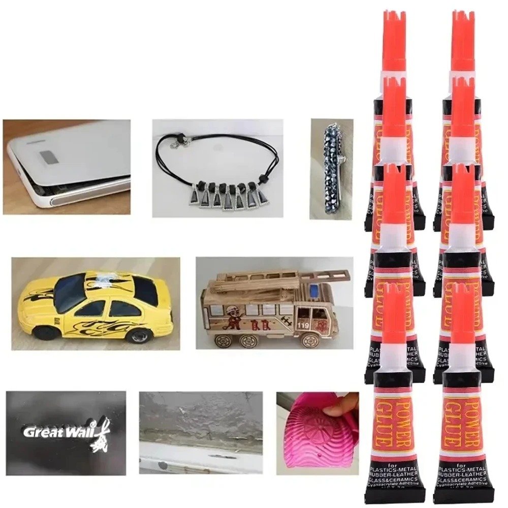 5-100PCS Liquid Super Glue Wood Rubber Metal Glass Cyanoacrylate Adhesive Stationery - Image 3
